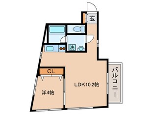 ハウスカレイジャスの物件間取画像